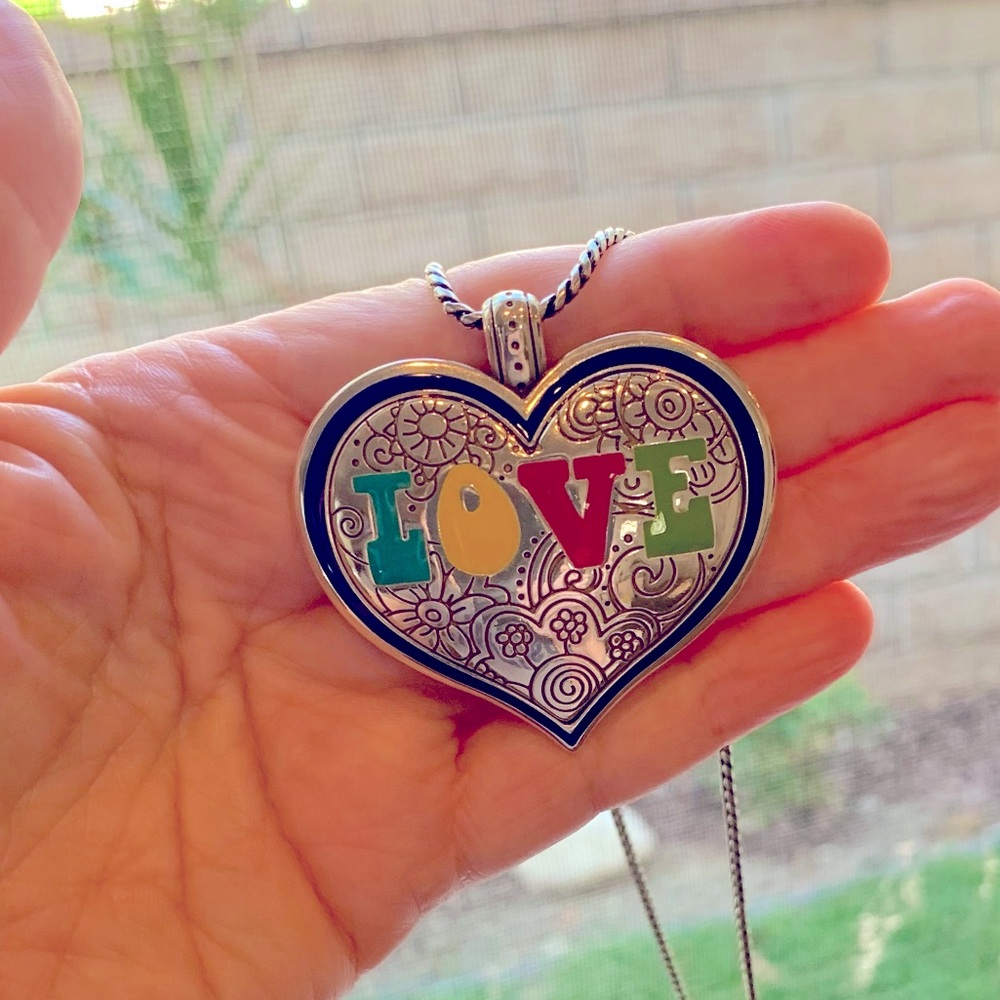 Brighton Colorful LOVE Necklace